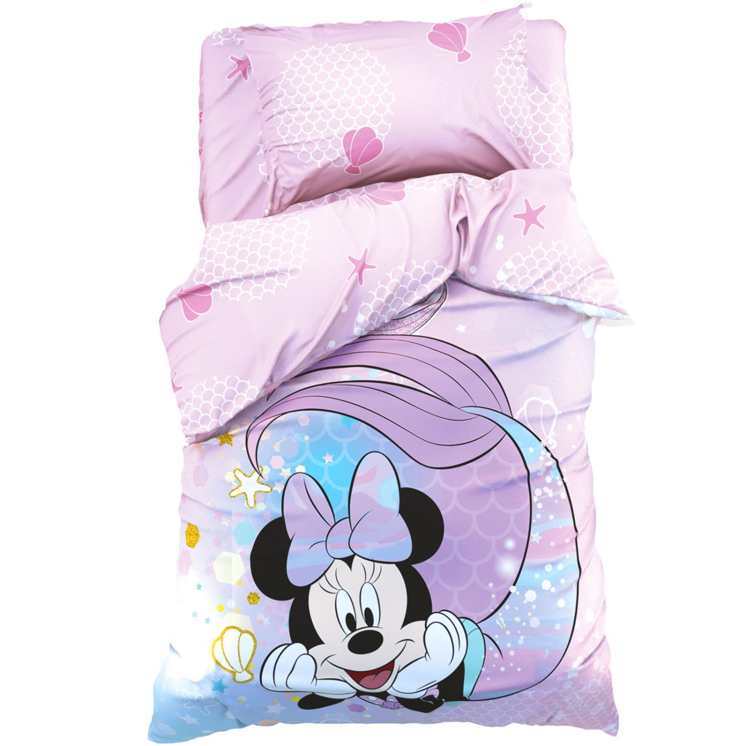 Комплект постельного белья Disney Minnie Mermaid Минни Маус - фото 1