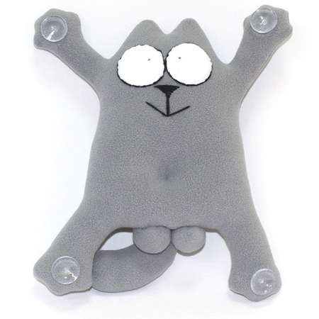 Мягкая игрушка SNOOGY на присосках Котофаня Мачо серый