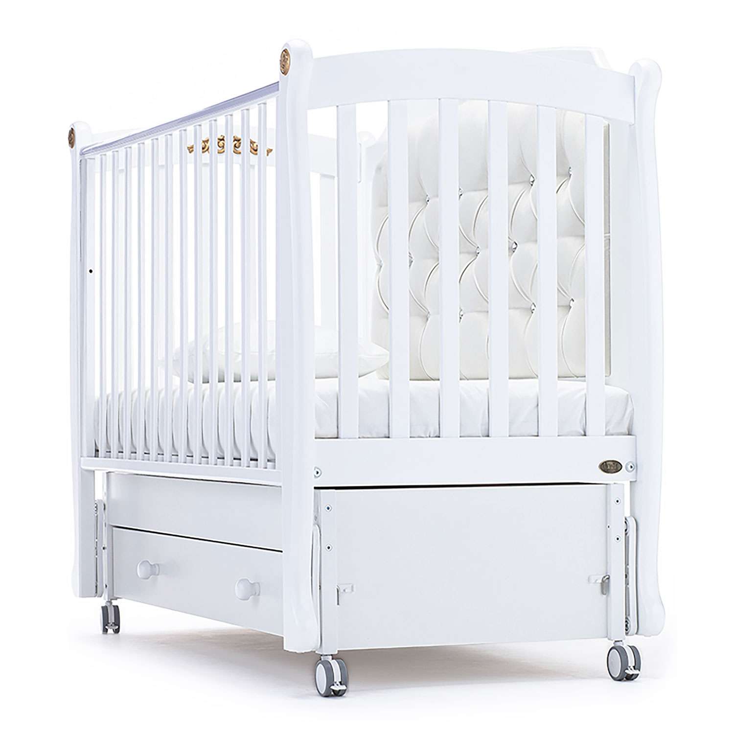 Кровать Nuovita Furore Swing с продольным маятником Bianco/Белый - фото 16