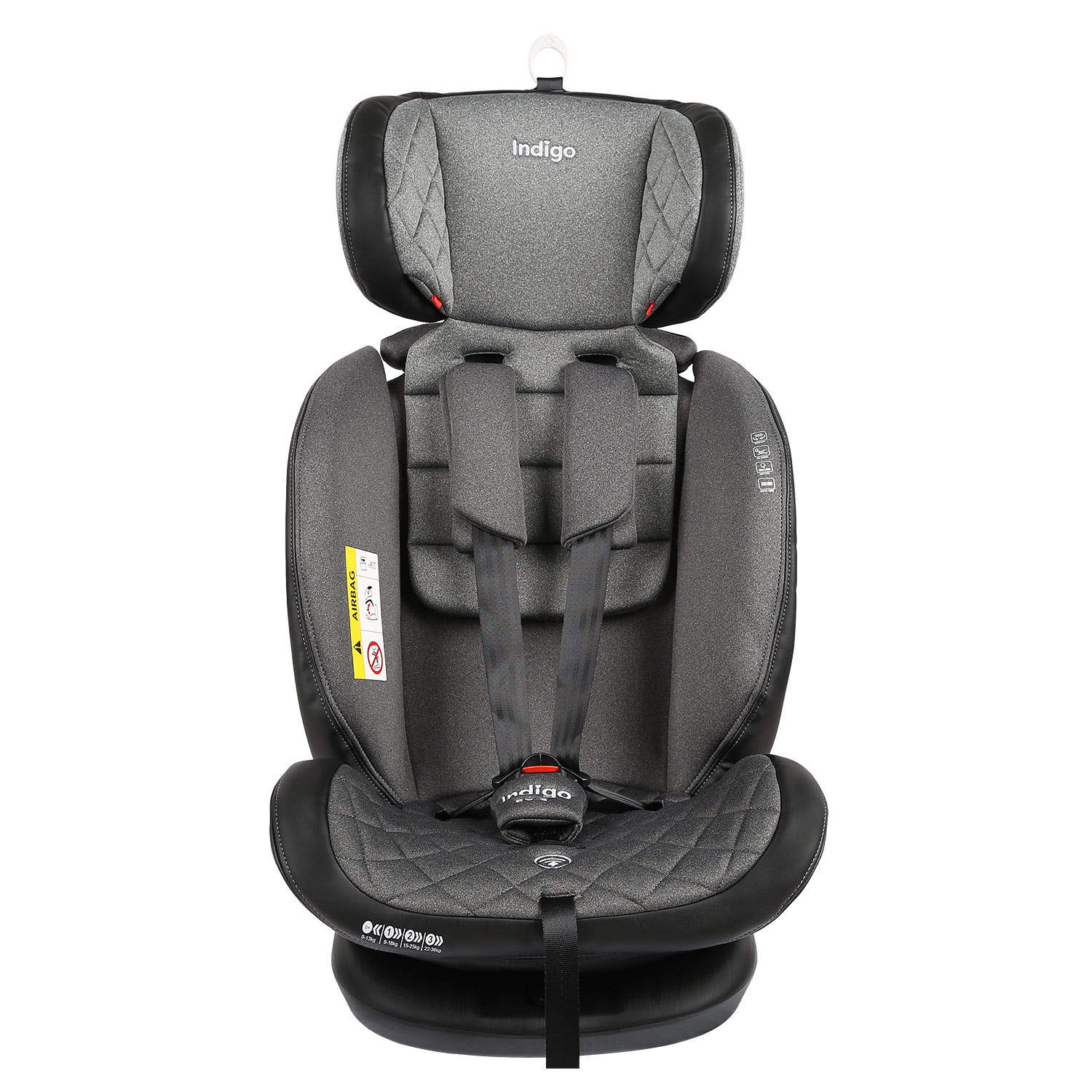 Автокресло Indigo Aero isofix Серый - фото 4