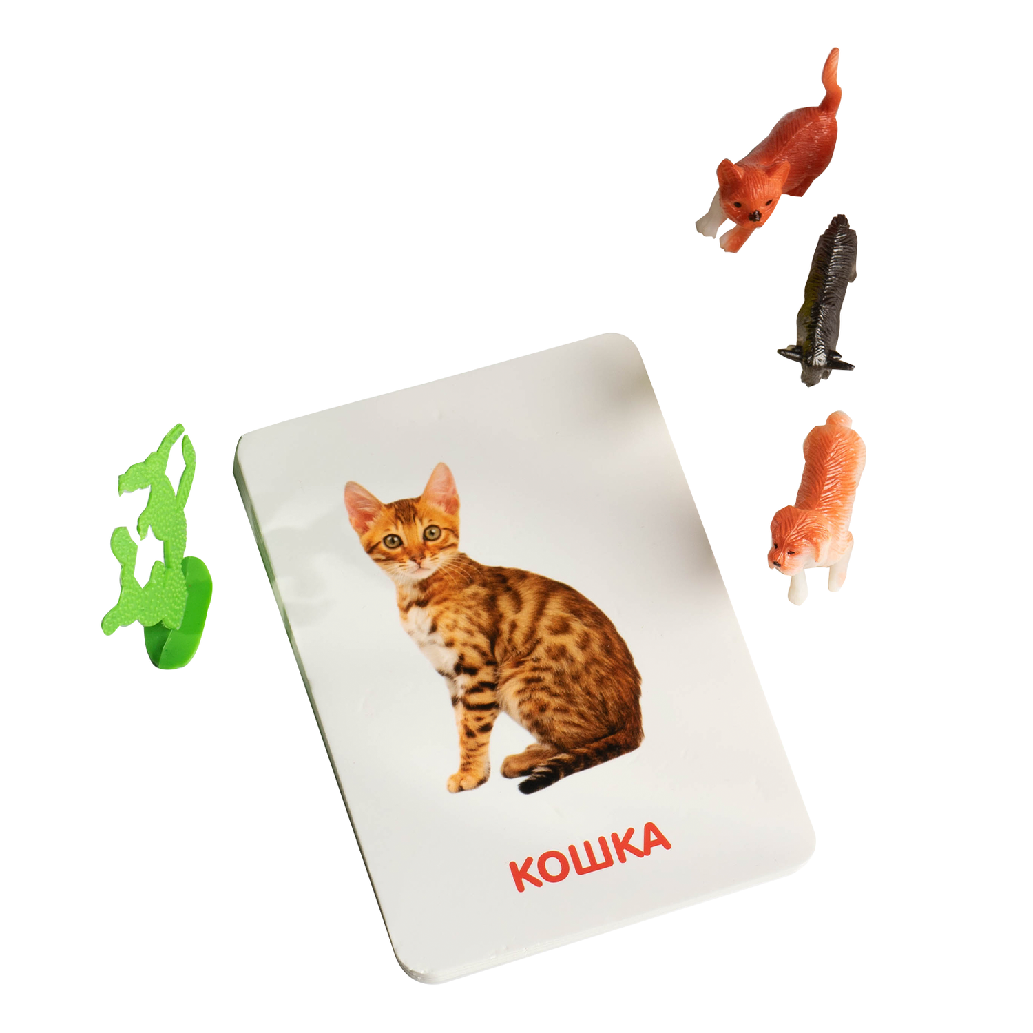 Развивающий набор IQ-ZABIAKA с карточками по методике Домана Домашние животные - фото 1