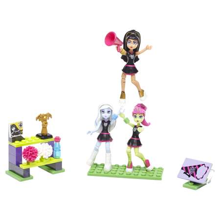 Маленький игровой набор Mega Bloks Monster High: 3 фигурки