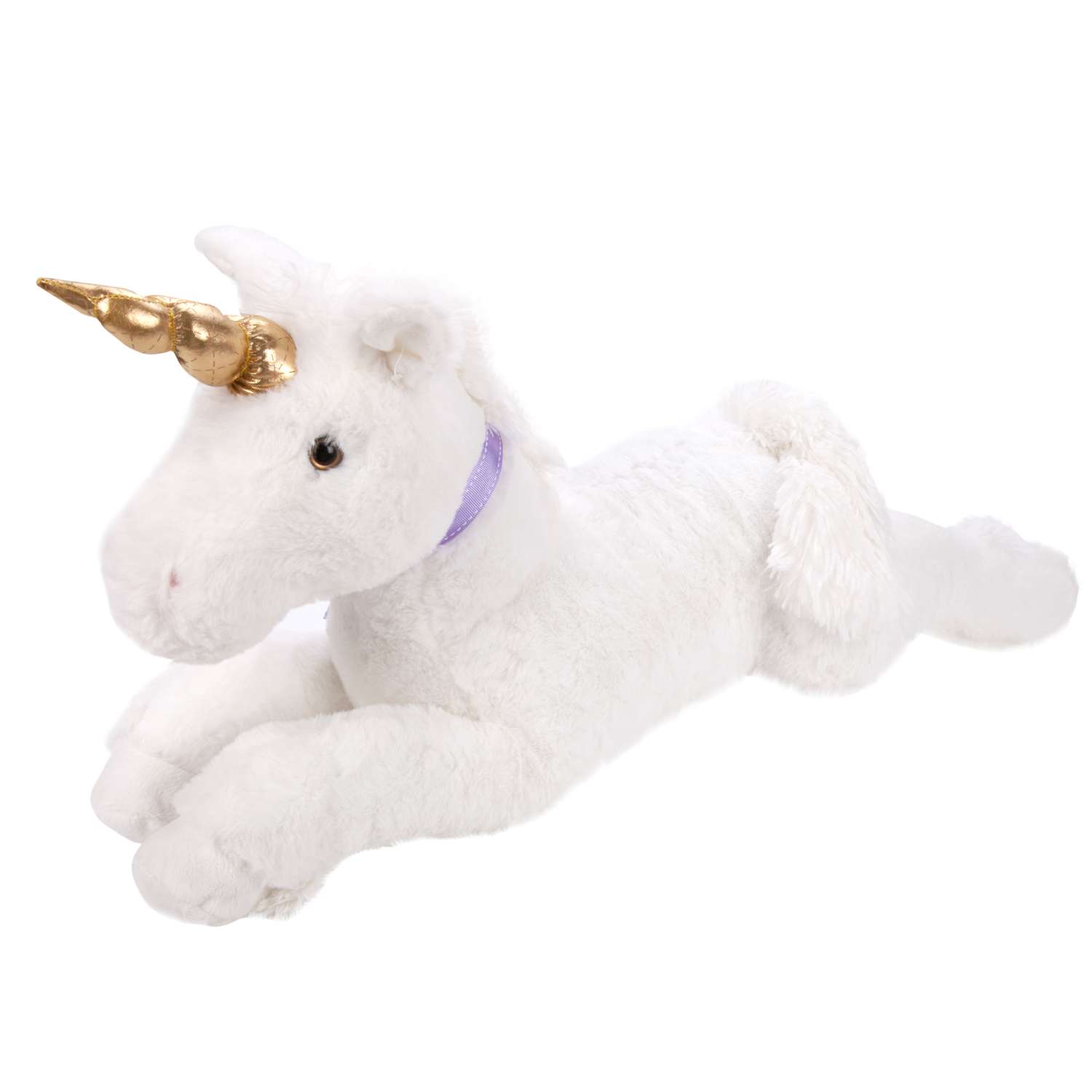Мягкая игрушка Fluffy Family Единорог белый 68 см - фото 1
