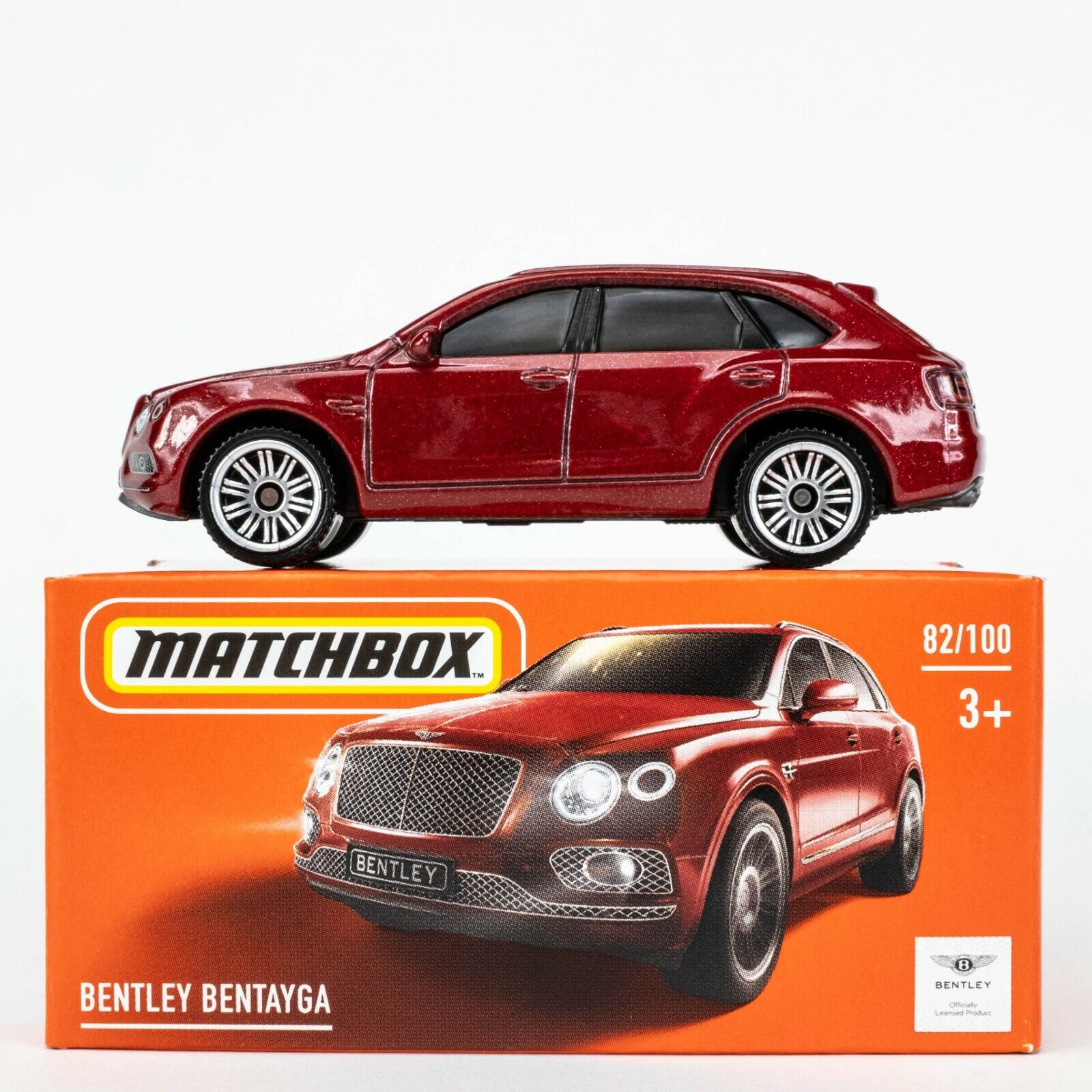 Автомобиль Matchbox Bentley Bentley Bentayga красный 60803 - фото 3