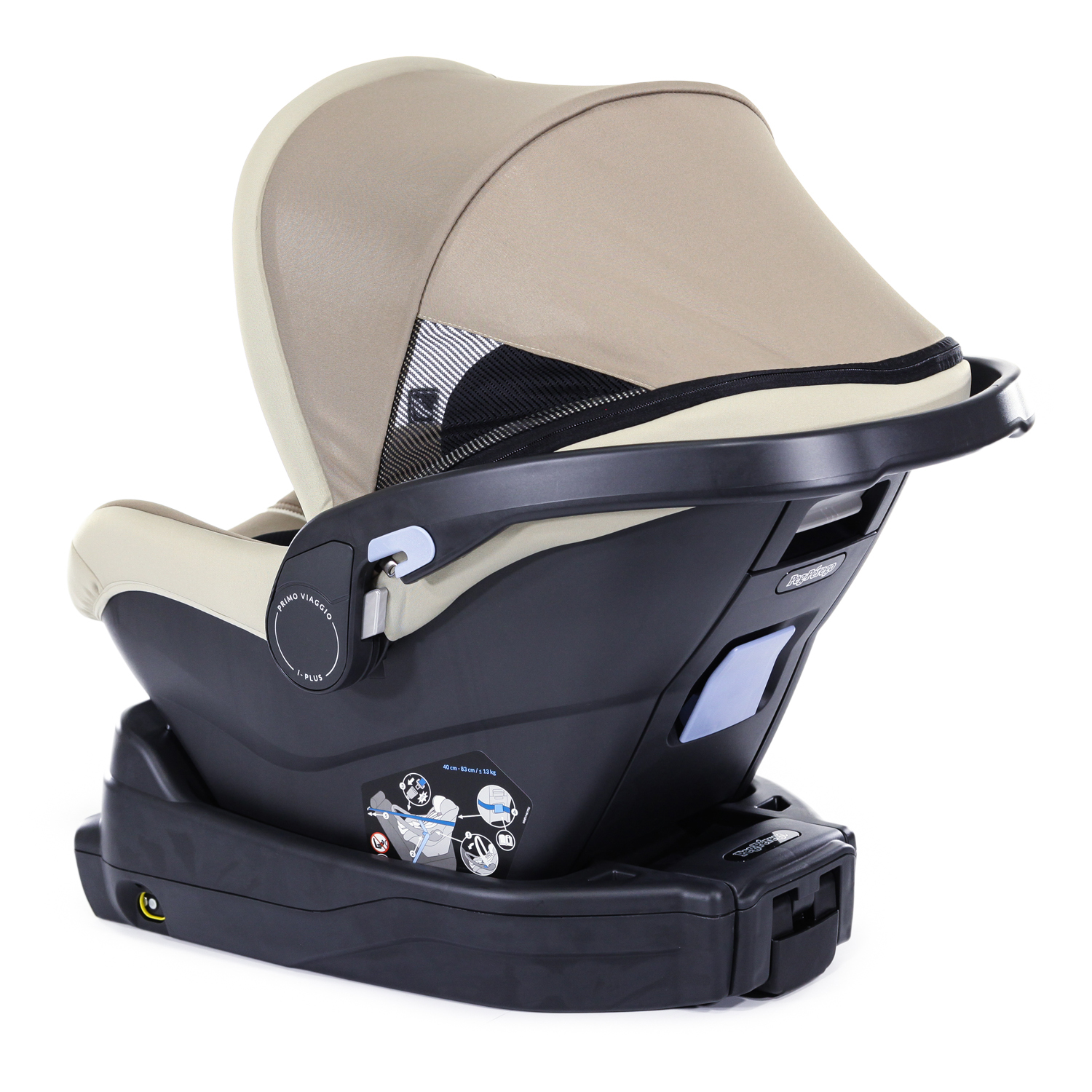 Автокресло Peg-Perego 0+ Primo Viaggio i-Size Classic Beige - фото 9