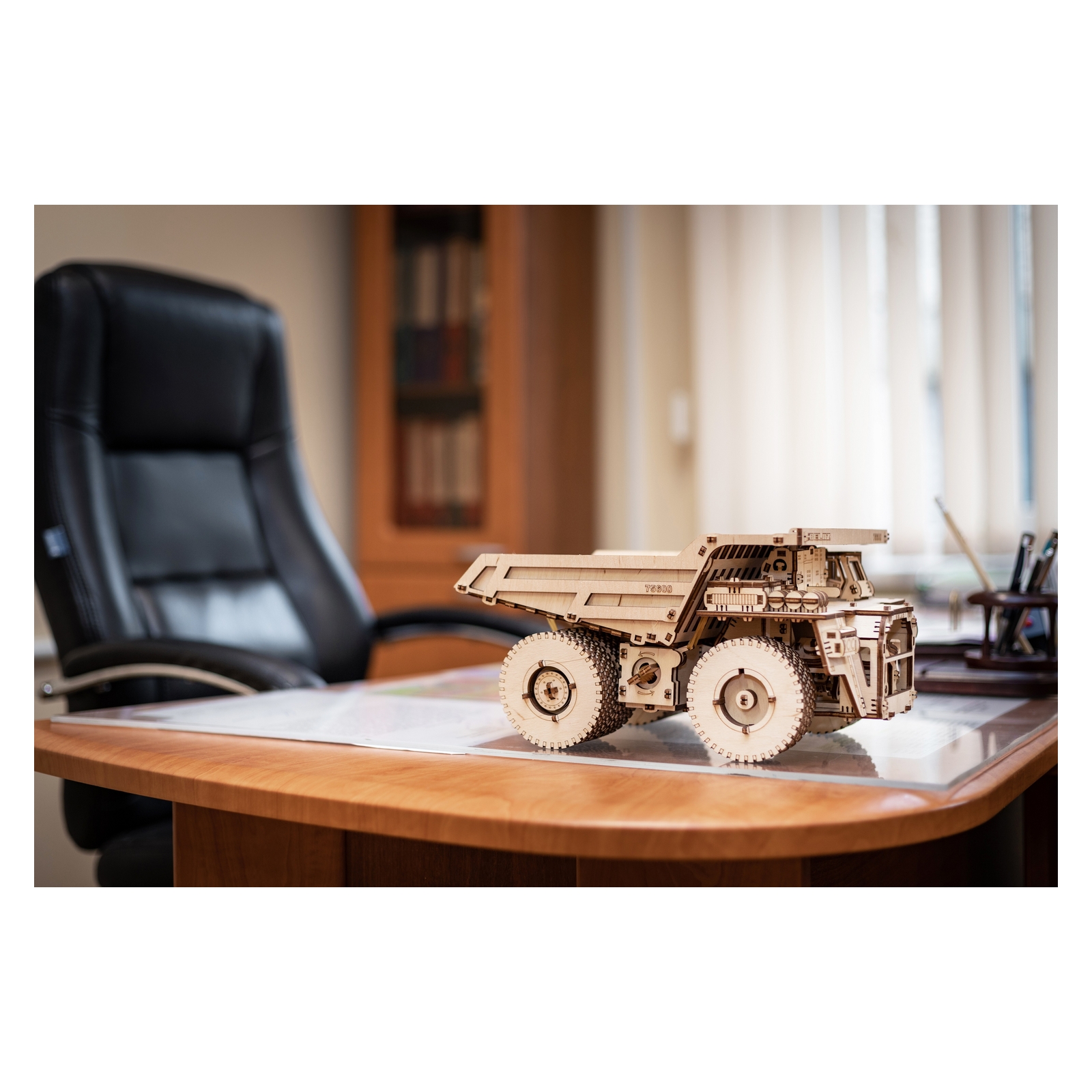 Конструктор Eco Wood Art (EWA) Belaz 75600 - фото 9