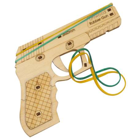 Конструктор Uniwood Резинкострел Rubber Gun 19элементов 3010930109