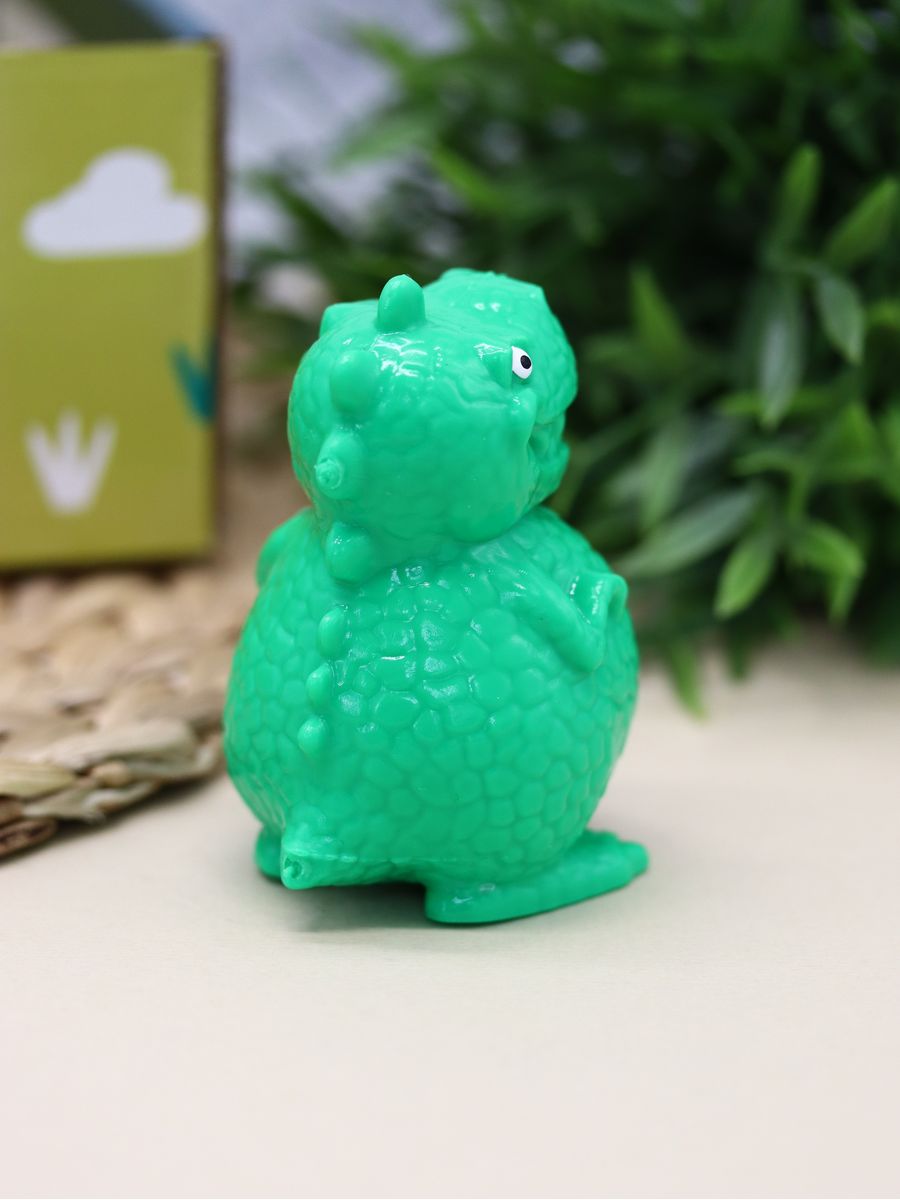 Мялка-антистресс iLikeGift Dino metallic green - фото 4