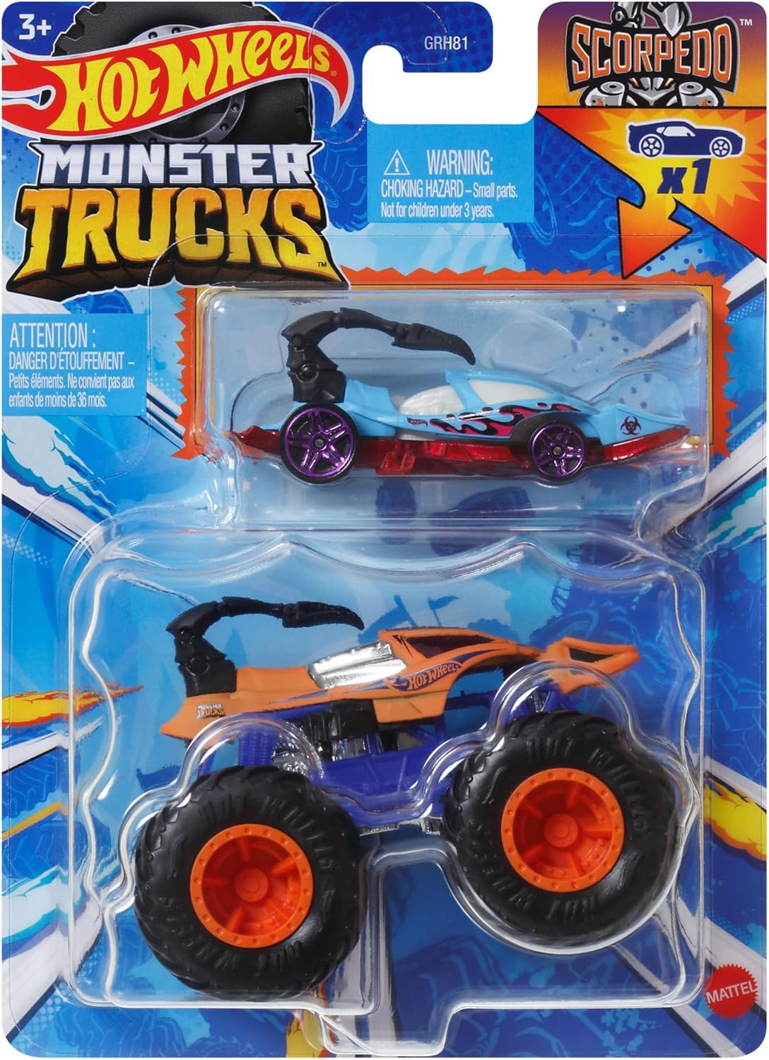 Машинка Hot Wheels Monster Truck HWN45 GRH81 - фото 1