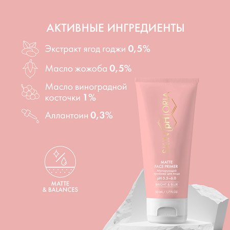 Праймер для лица Matte Face Primer Skinphoria Матирующий