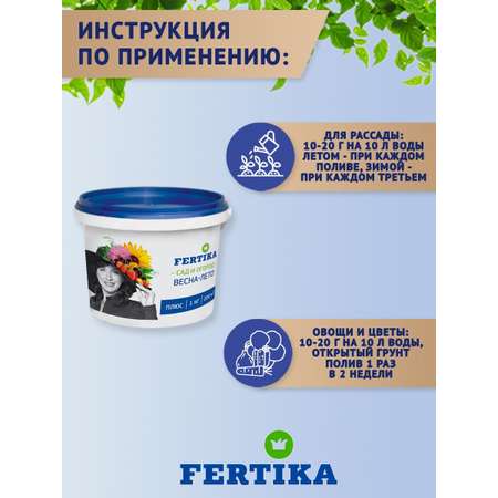 Водорастворимое удобрение FERTIKA Плюс Весна-Лето 1 кг