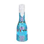 Хлопушка пружинная Сноубум в форме бутылки шампанского в ассортименте