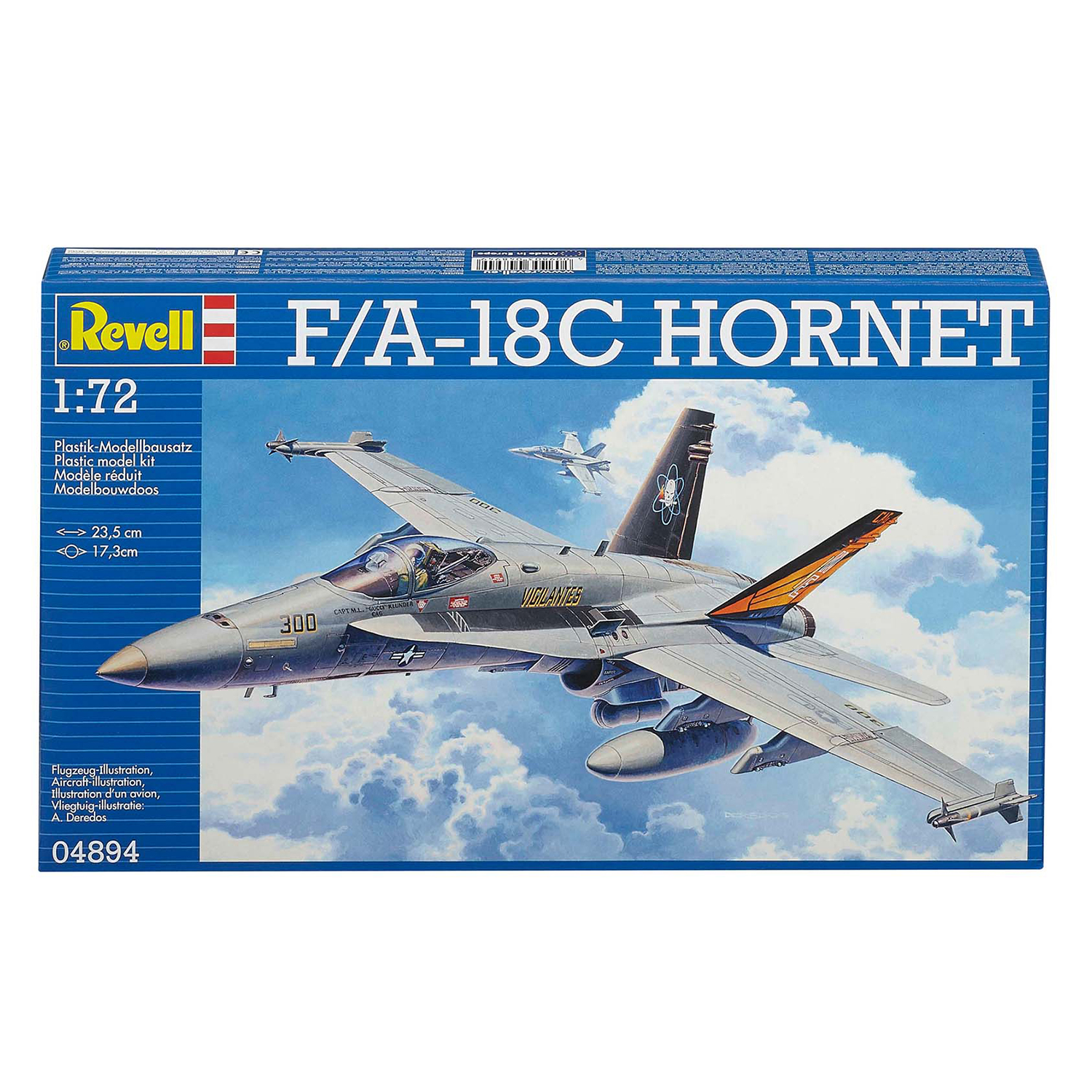 Сборная модель Revell Истребитель Макдоннел-Дуглас F/A-18C Hornet 04894 - фото 2