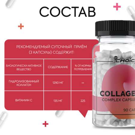 Препарат для суставов и связок MyChoice Nutrition Collagen Complex