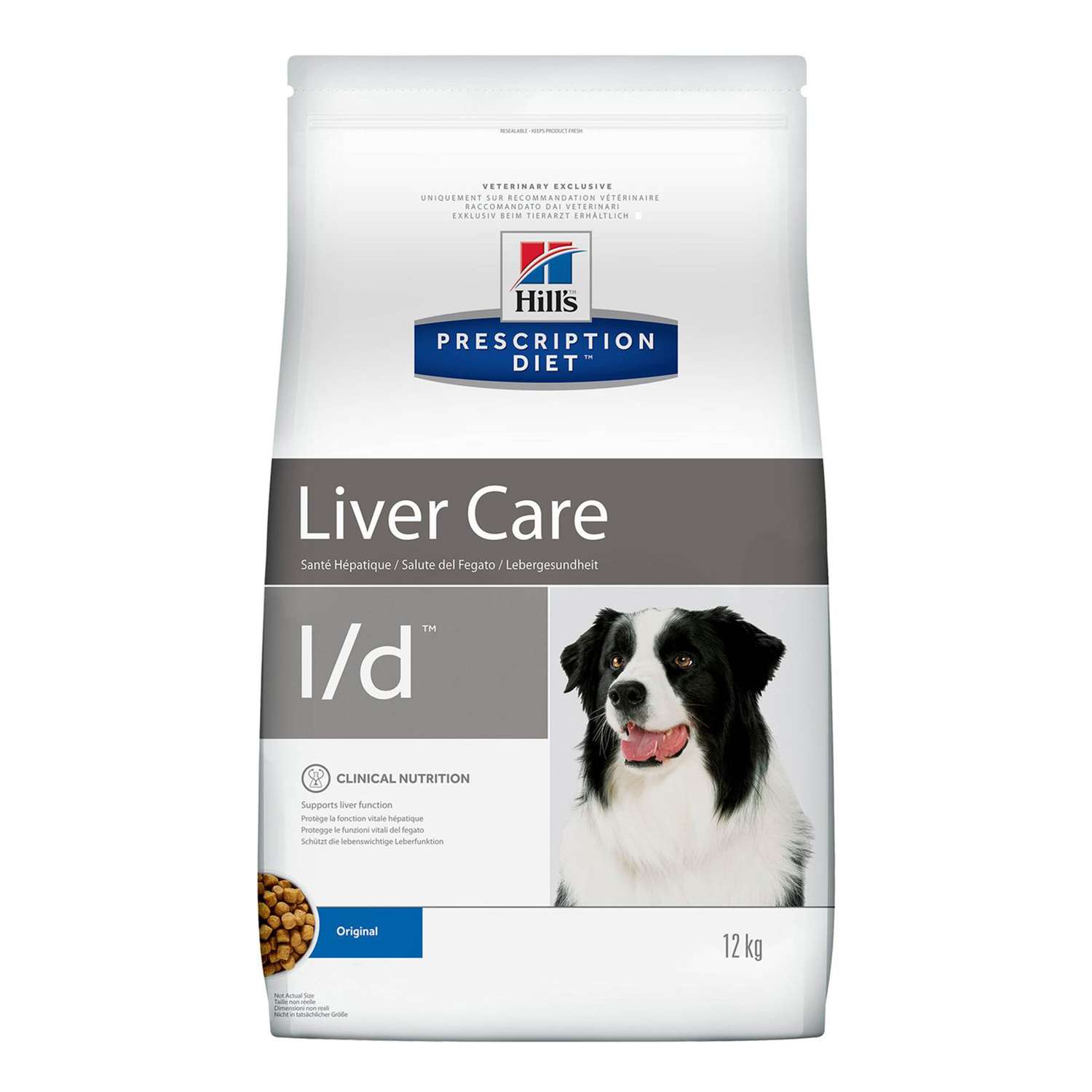 Корм для собак HILLS 12кг Prescription Diet l/d Liver Care для поддержания здоровья печени сухой - фото 1