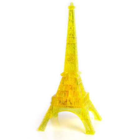 3D Пазл Hobby Day Магический кристалл Эйфелева башня с подсветкой желтая