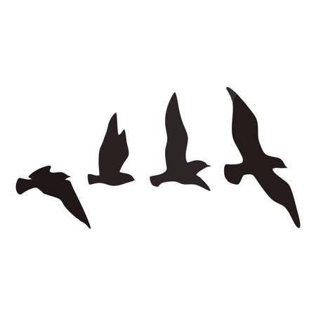 Панно настенное Afi Design Птицы мини Черное