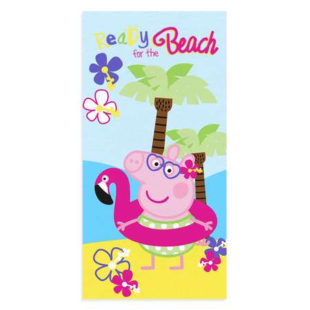 Махровое полотенце Peppa Pig Свинка Пепа Пляж 60х120 м1178 M