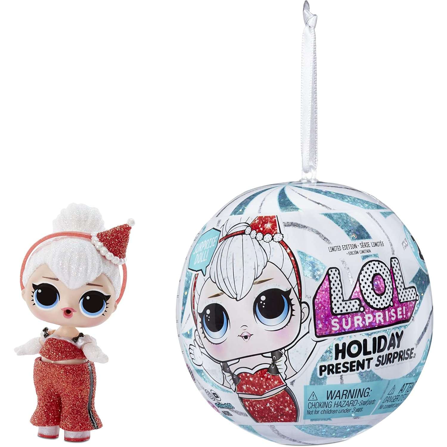 Игрушка в шаре L.O.L. Surprise Holiday Supreme 510635EUC 510635EUC - фото 1