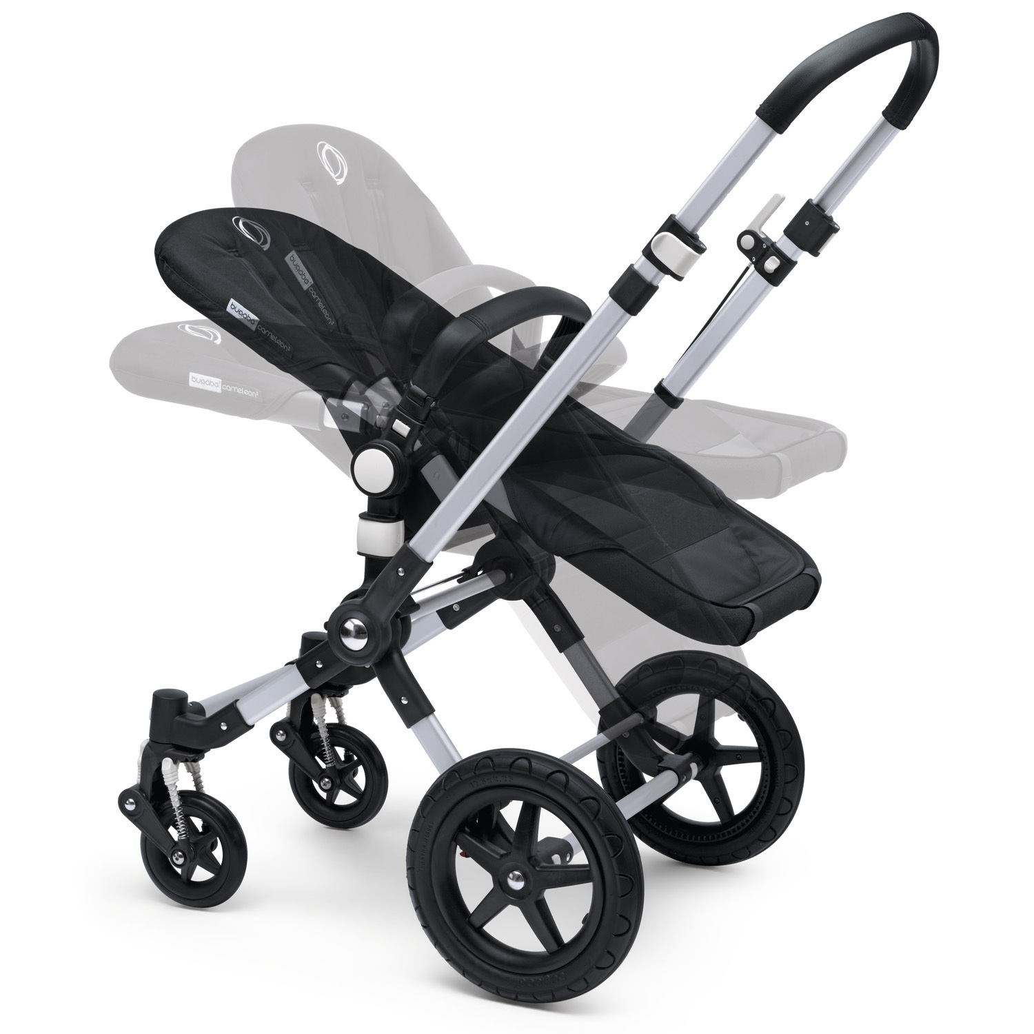 Коляска 2 в 1 Bugaboo Cameleon 3 base (без текстиля) Alu.black 239110ZW04 - фото 4