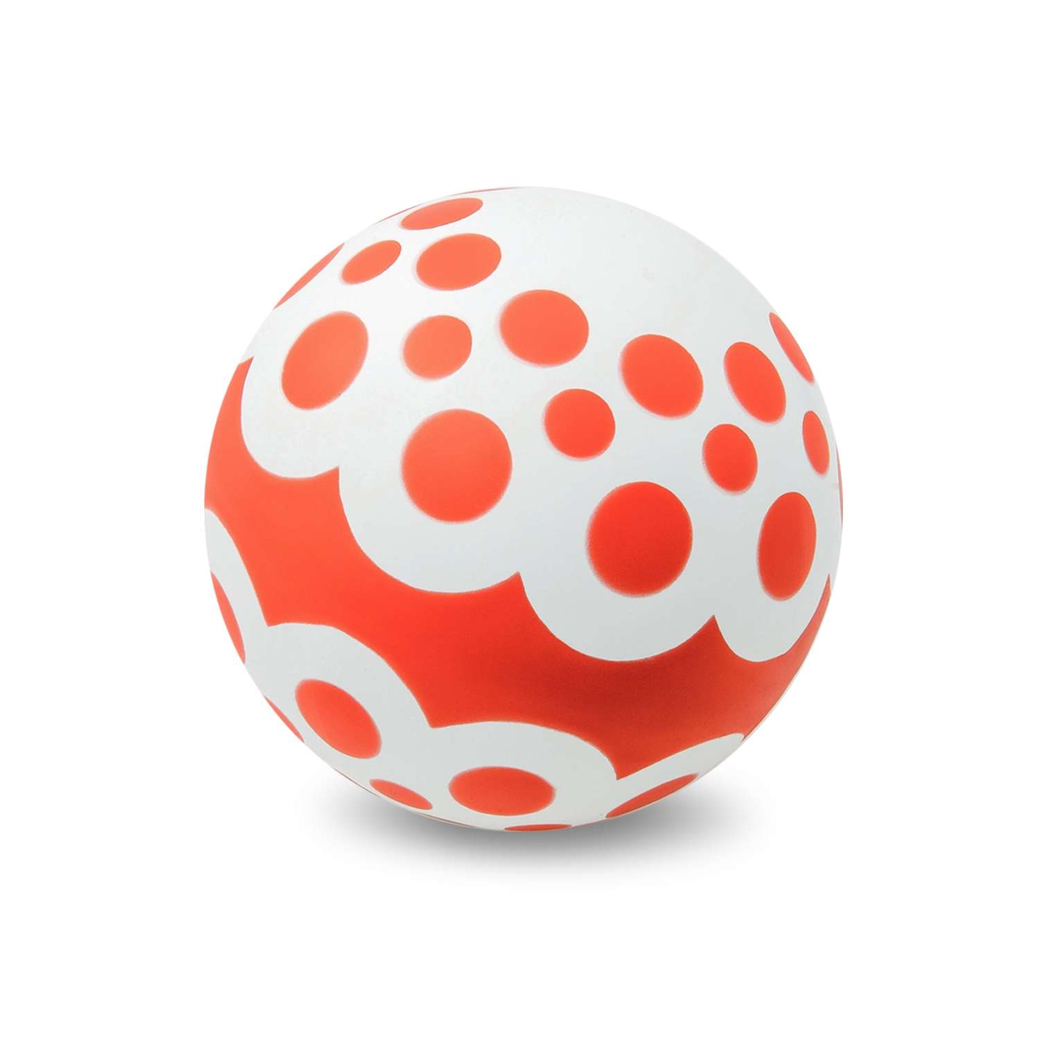 Мяч ЧАПАЕВ Ягодка красный белый 200мм - фото 2