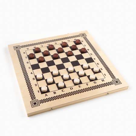 Настольная игра Sima-Land 3 в 1 нарды шашки шахматы 40 х 40 см