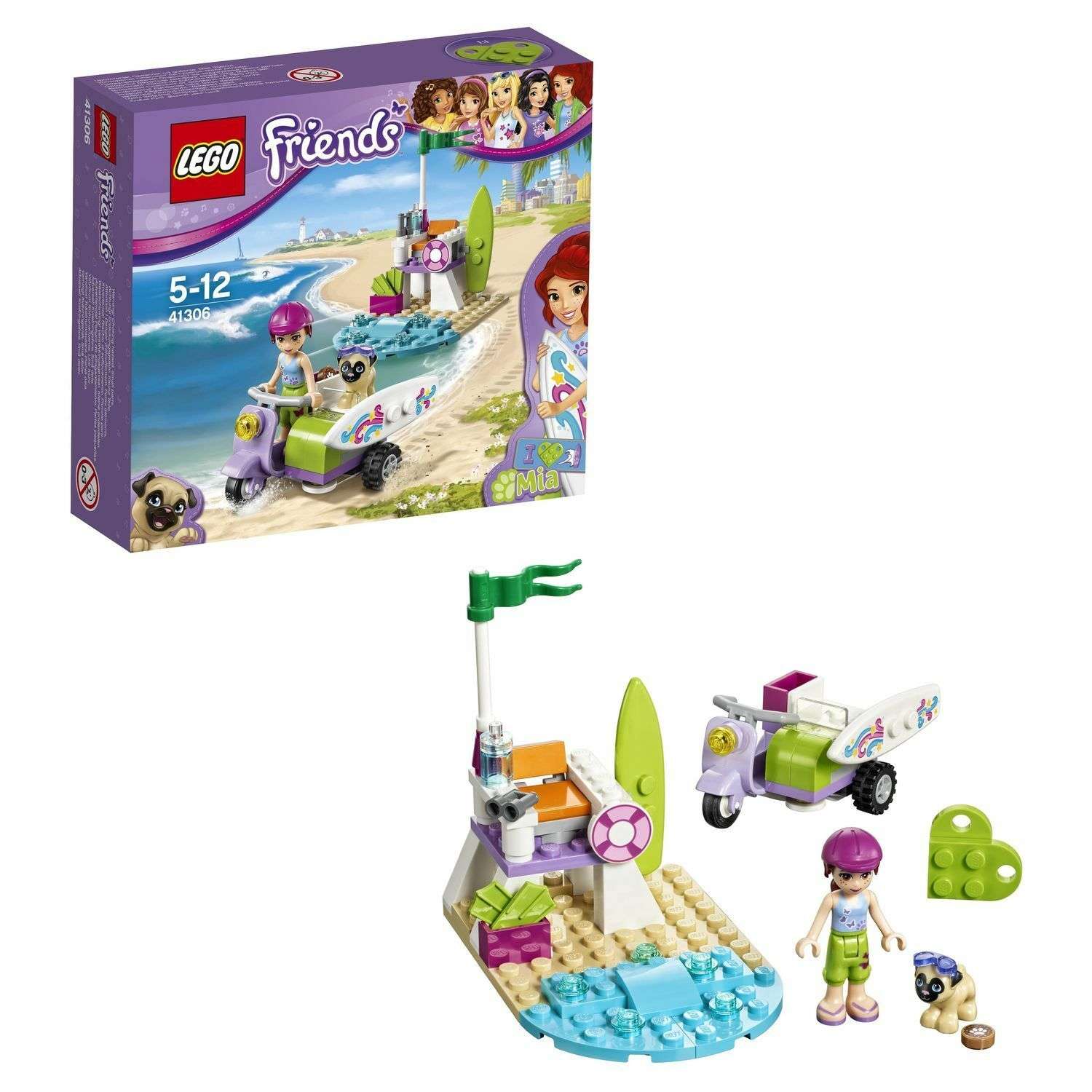 Конструктор LEGO Friends Пляжный скутер Мии (41306) - фото 1