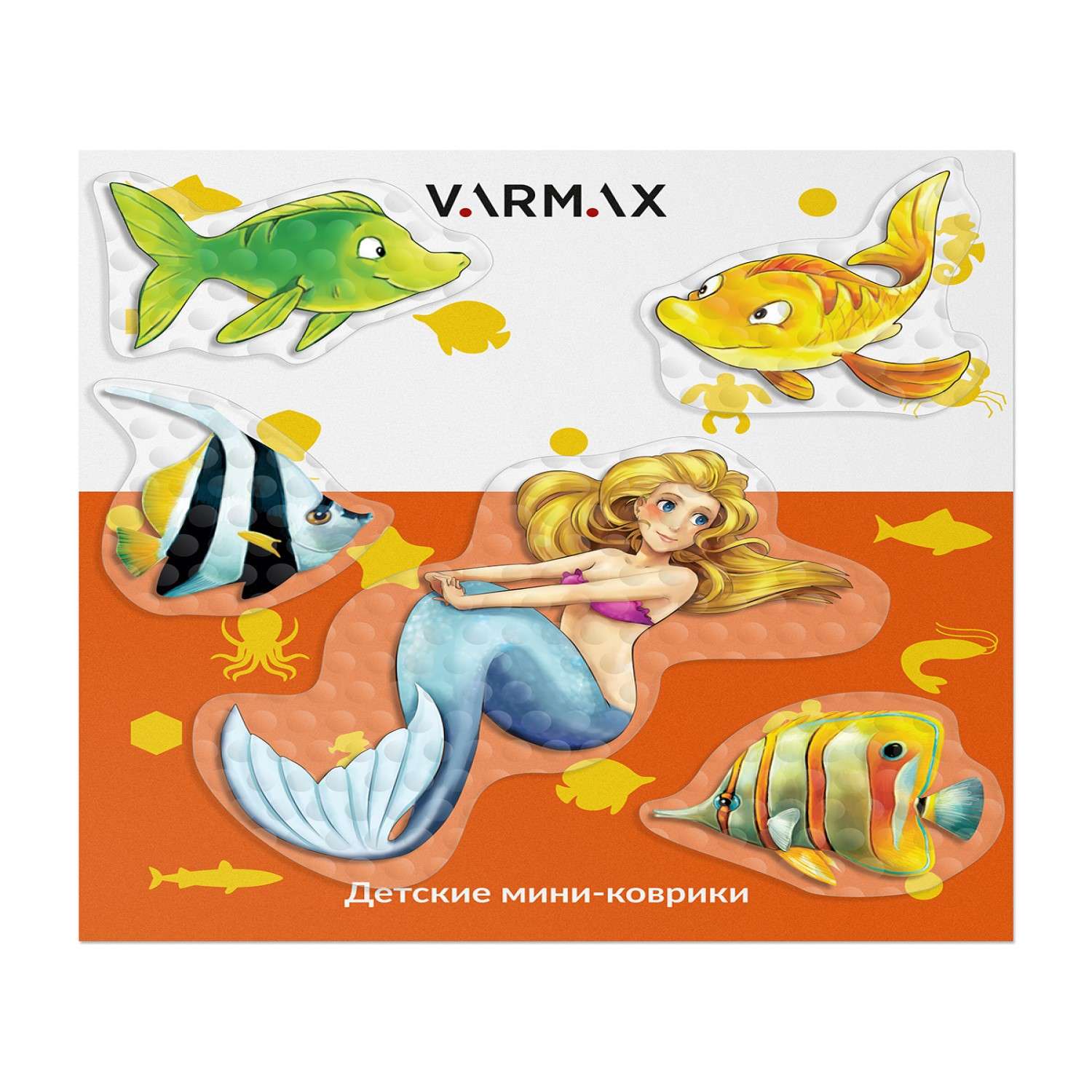 Набор мини-ковриков Varmax № 14 с присосками в ванную детский - фото 2