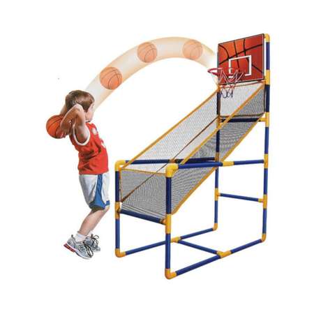 Баскетбольный стенд NPOSS Детский с кольцом и сеткой