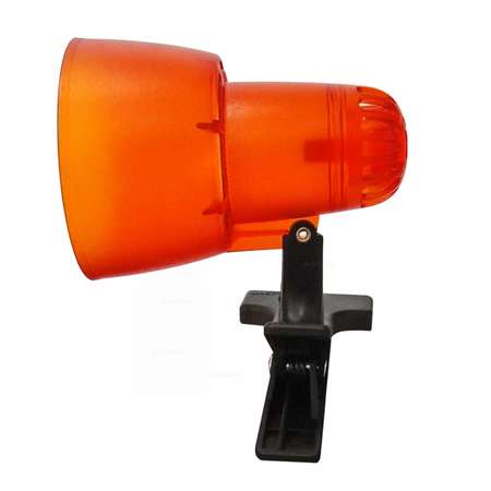 Настольный светильник Феникс на прищепке НТ0-34А прозрачно-оранжевый