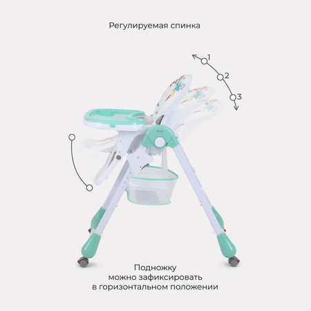 Стульчик для кормления Rant Nature RH301 Аquamarine