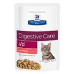 Корм для кошек HILLS 85г Prescription Diet i/d Digestive Care для здоровья ЖКТ с лососем пауч