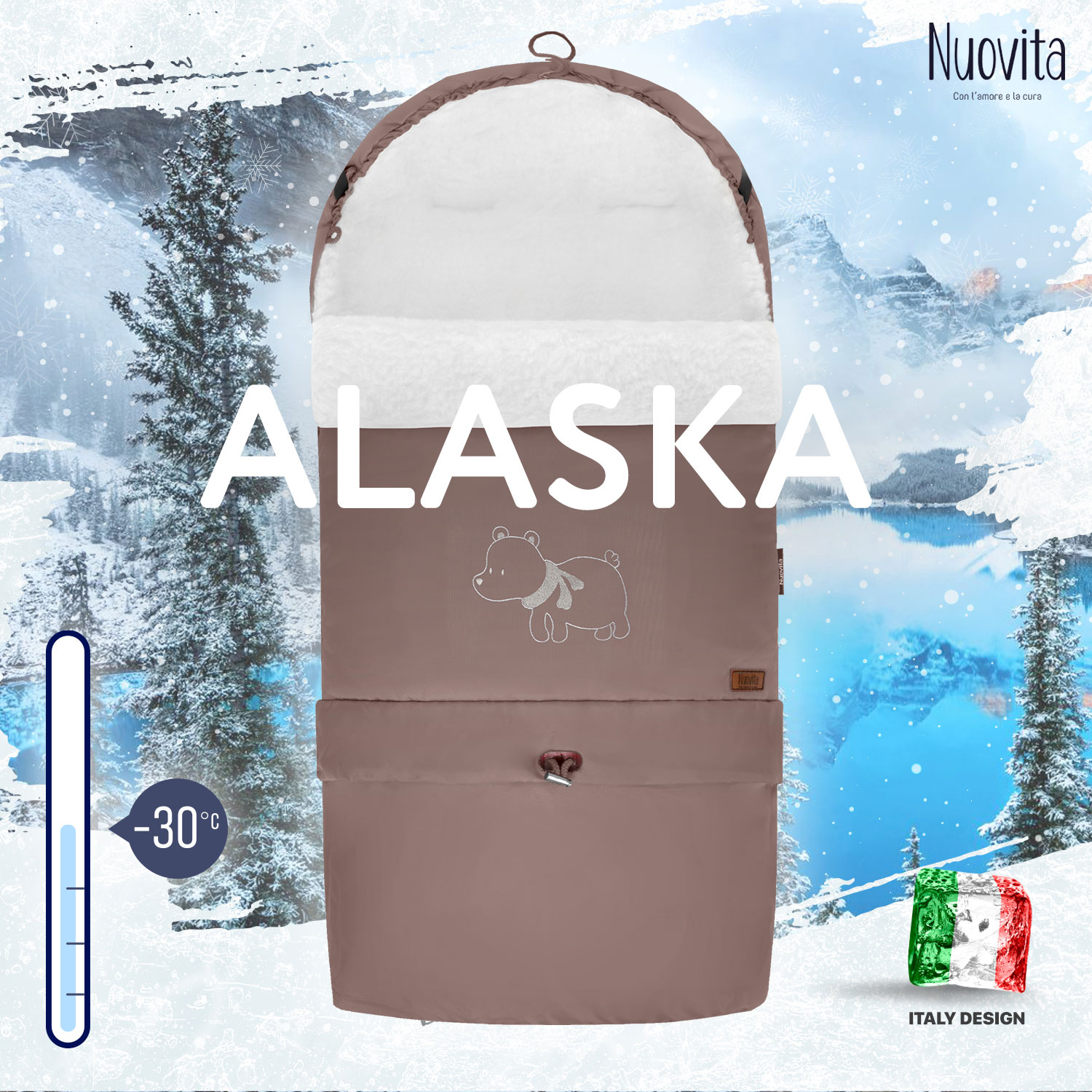 Конверт в коляску Nuovita Alaska Bianco - фото 4