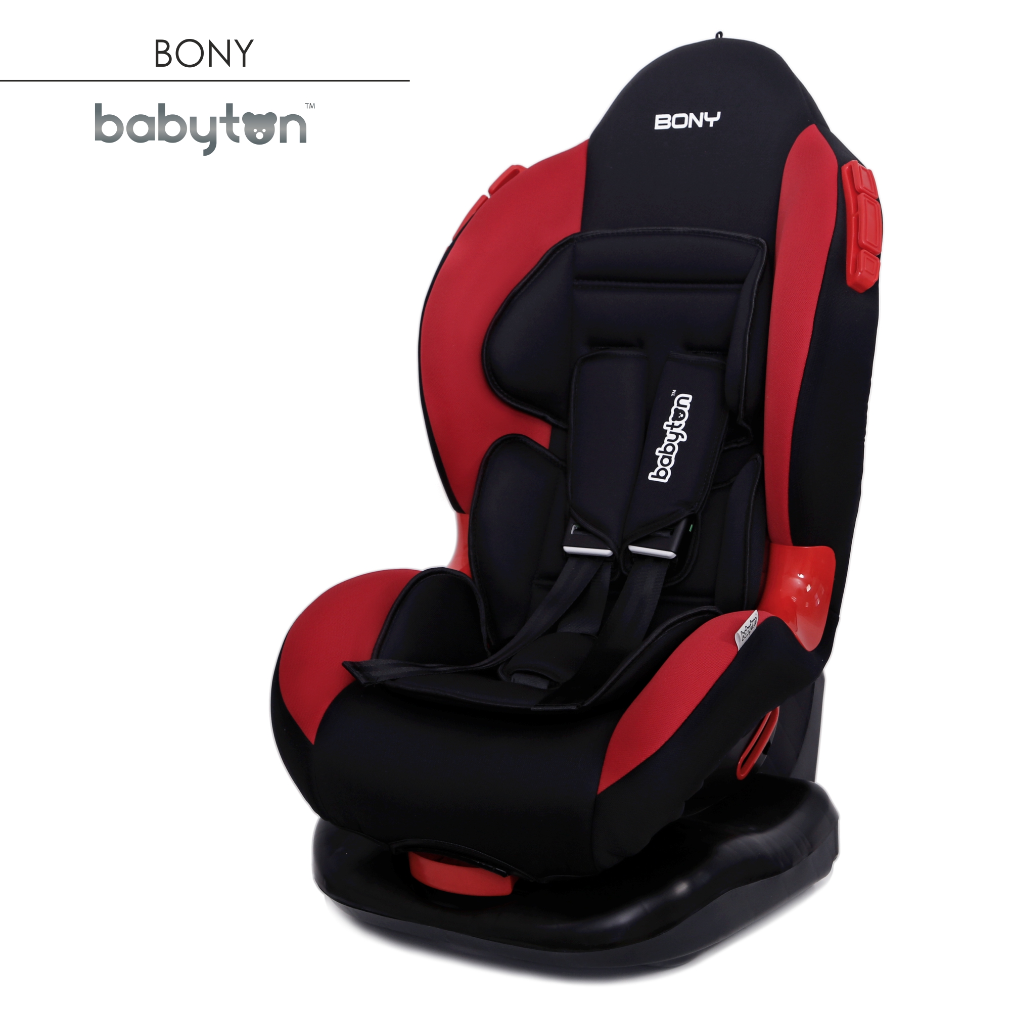 Автокресло Babyton Bony Black-Red - фото 1