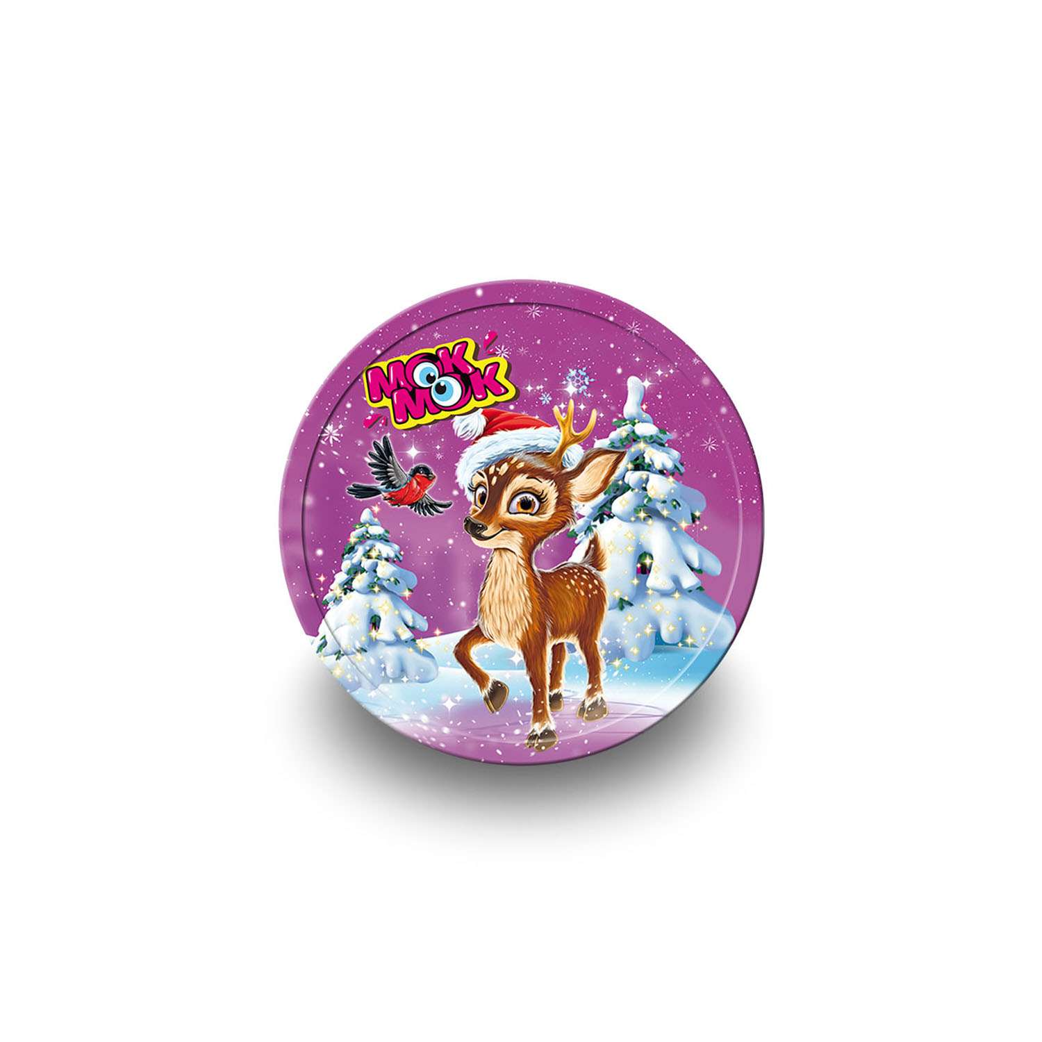 Молочный шоколад Мок-Мок детский новогодний в форме медали символ нового года 25 шт. по 25 г - фото 4