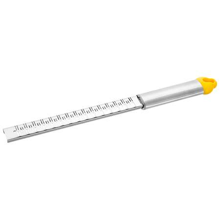 Терка Elan Gallery 33.5х3.5х2 см Желтая с ручкой. с пластиковым защитным чехлом
