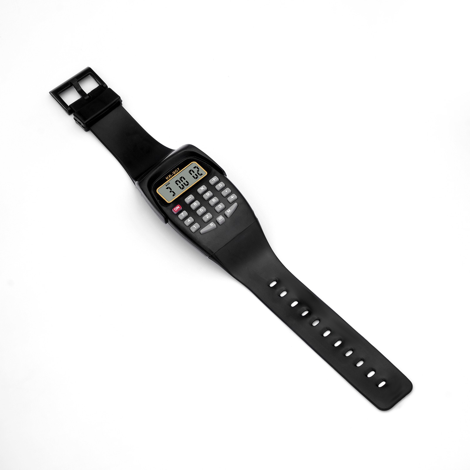 Часы Sima-Land наручные электронные детские с калькулятором ремешок силикон l-21 см черные - фото 3