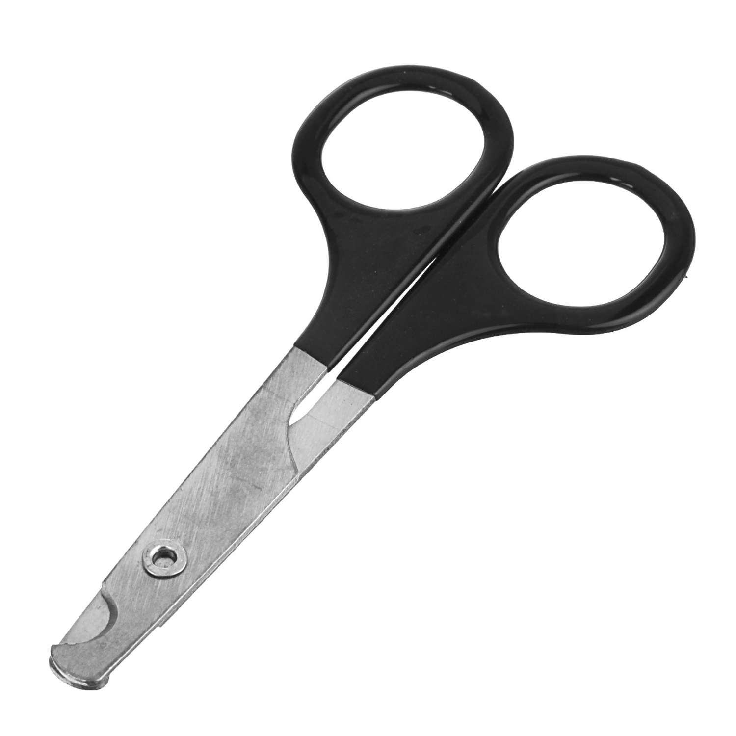 Ножницы-когтерезы Пижон большие отверстие 10 мм. чёрные - фото 1