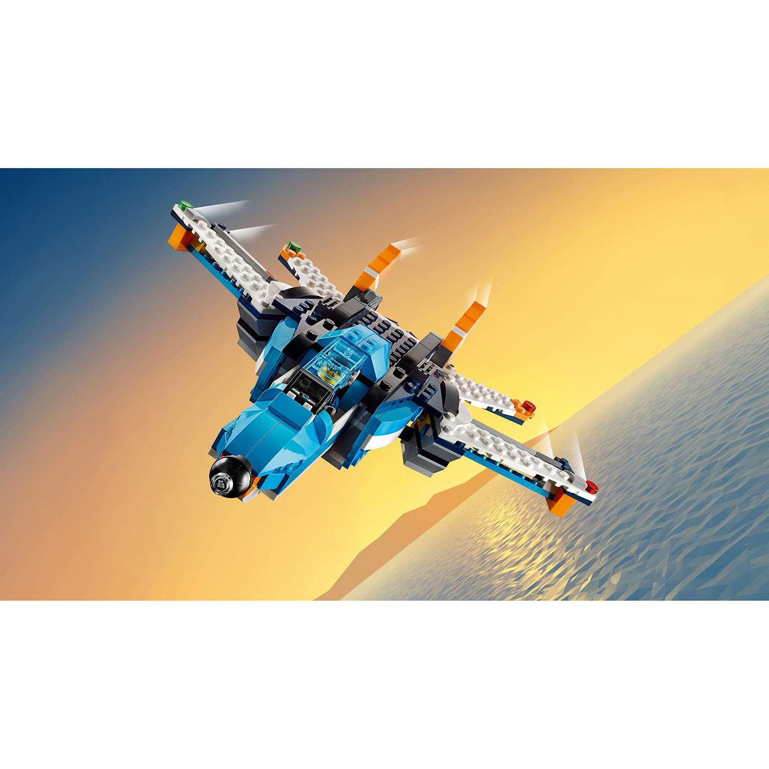 Конструктор LEGO Creator 2роторный вертолёт 31096 - фото 9