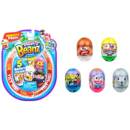 Фигурки Mighty Beanz Бобы 5шт в непрозрачной упаковке (Сюрприз) 66546