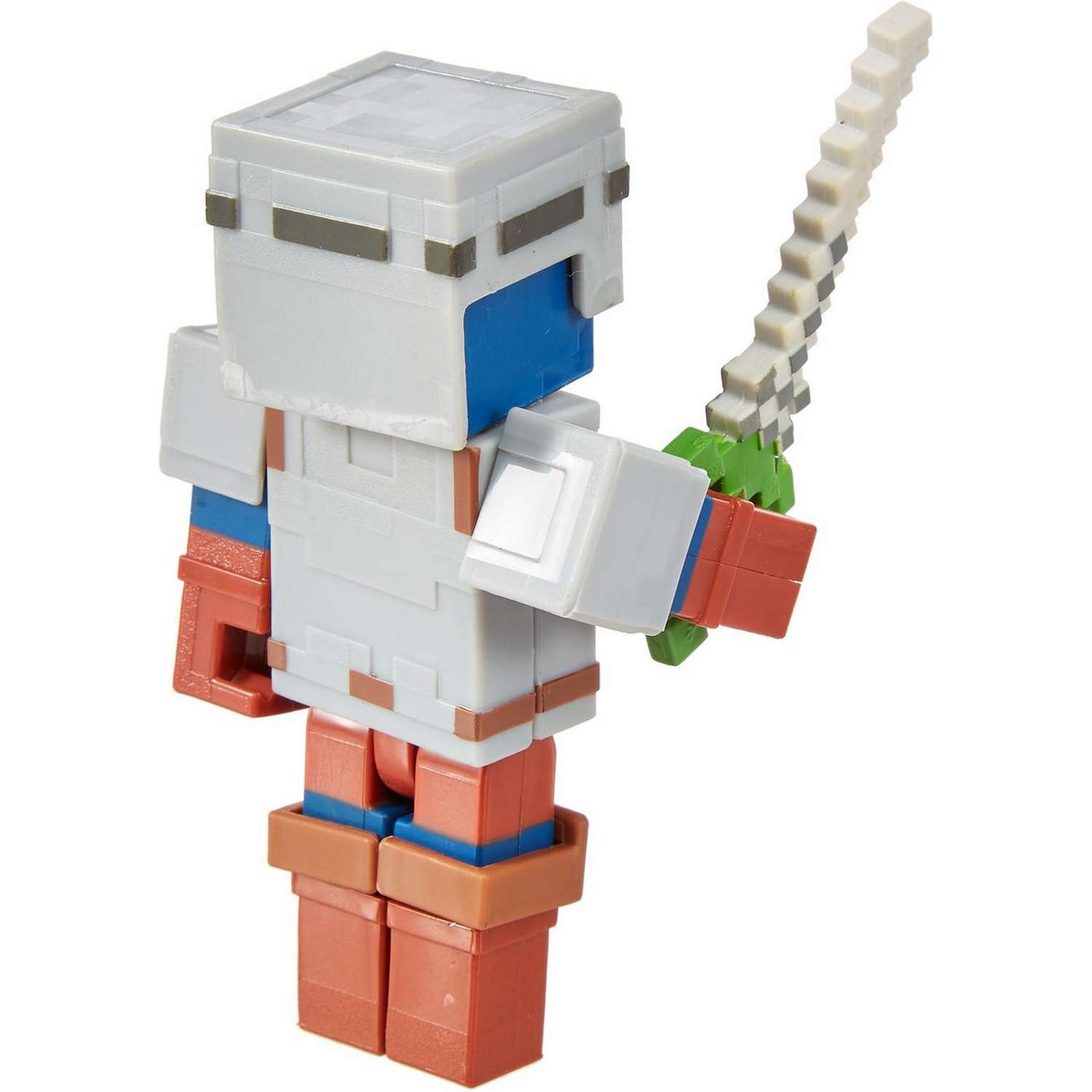 Набор Minecraft Боевой сундук Усиленная кольчужная броня фигурка+аксессуары GTP26 - фото 12