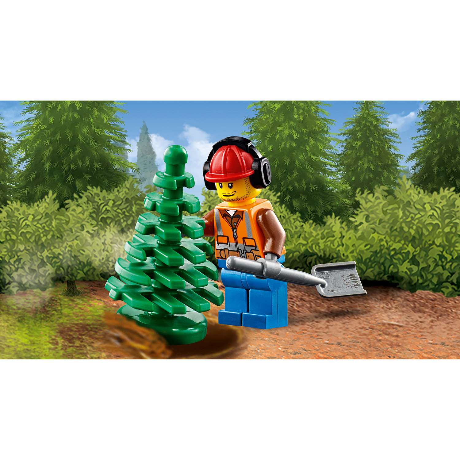 Конструктор LEGO Лесной трактор City Great Vehicles (60181) - фото 8