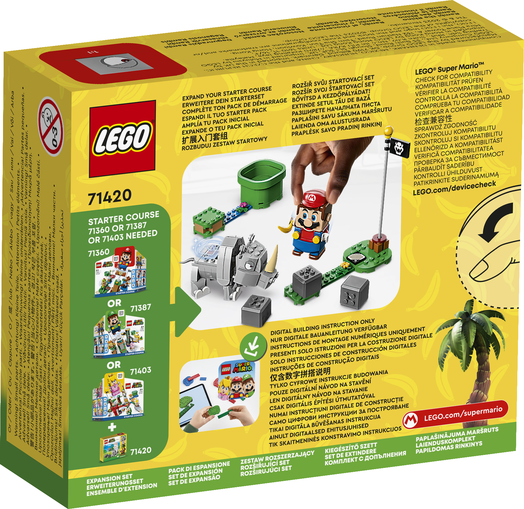 Конструктор LEGO Super Mario Rambi the Rhino 71420 - фото 5