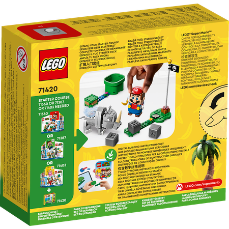 Конструктор LEGO Super Mario Rambi the Rhino блочный