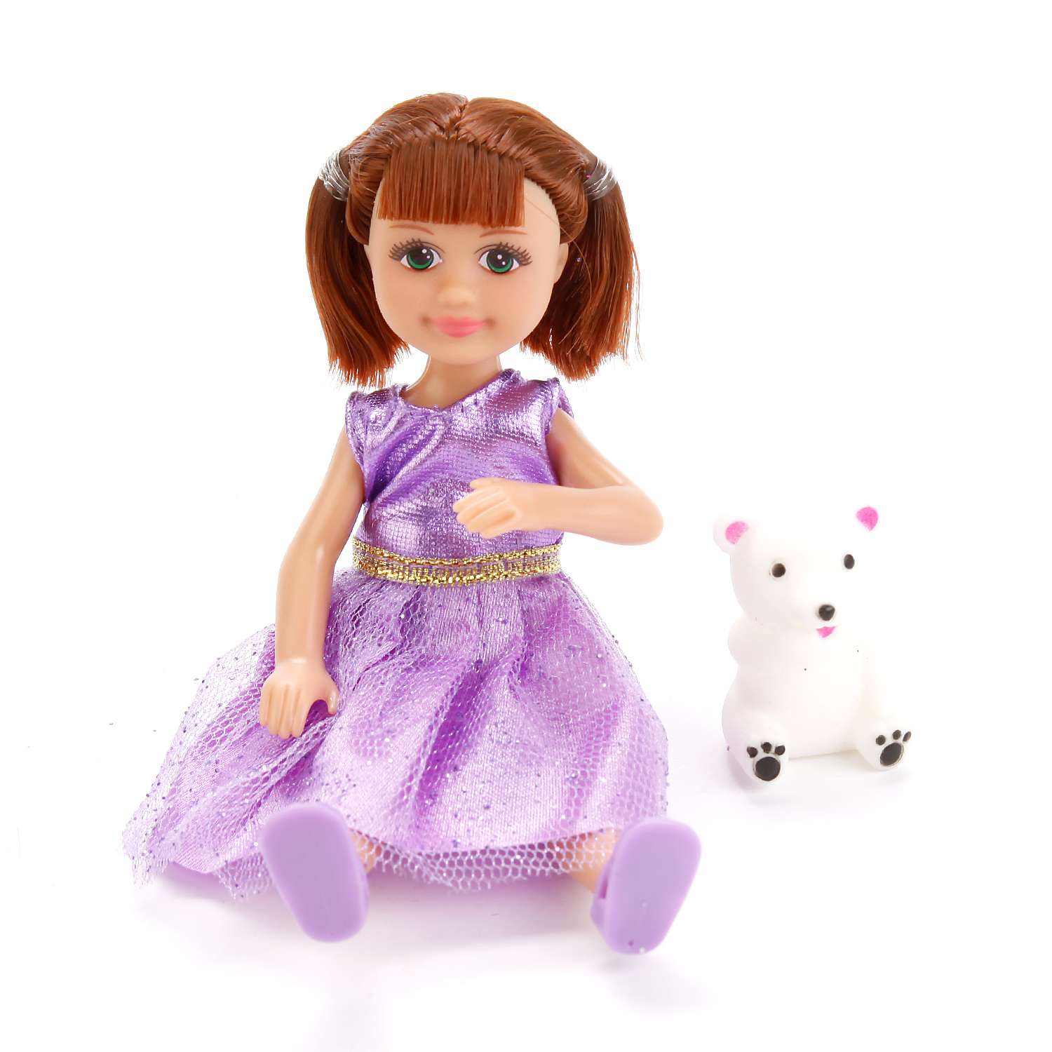 Кукла Карапуз Lucy с мишкой в ассортименте 185069 - фото 5