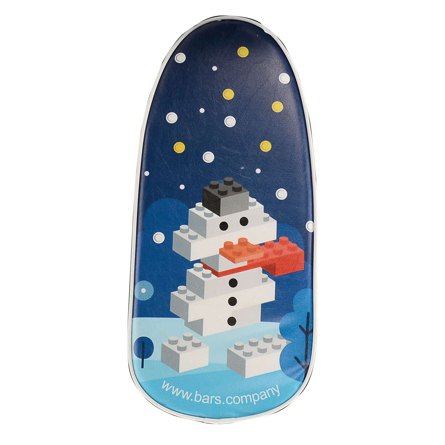 Снегокат детский БАРС компания с Т-образным толкателем Снеговик - фото 5