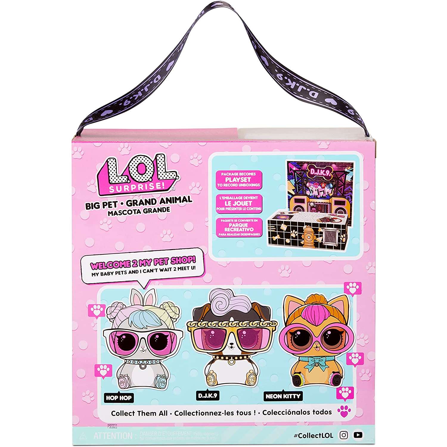 Игровой набор с куклой L.O.L. Surprise! Big Pets DJ K.9 577706 - фото 2