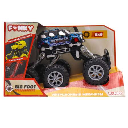 Машинка Funky Toys инерционная Внедорожник Черная FT97931