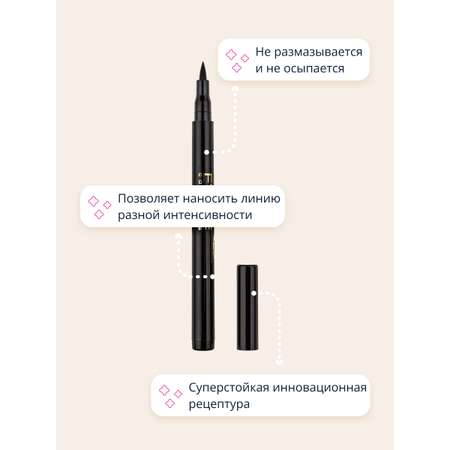 Подводка-фломастер EVELINE Art professional make-up водостойкая черная