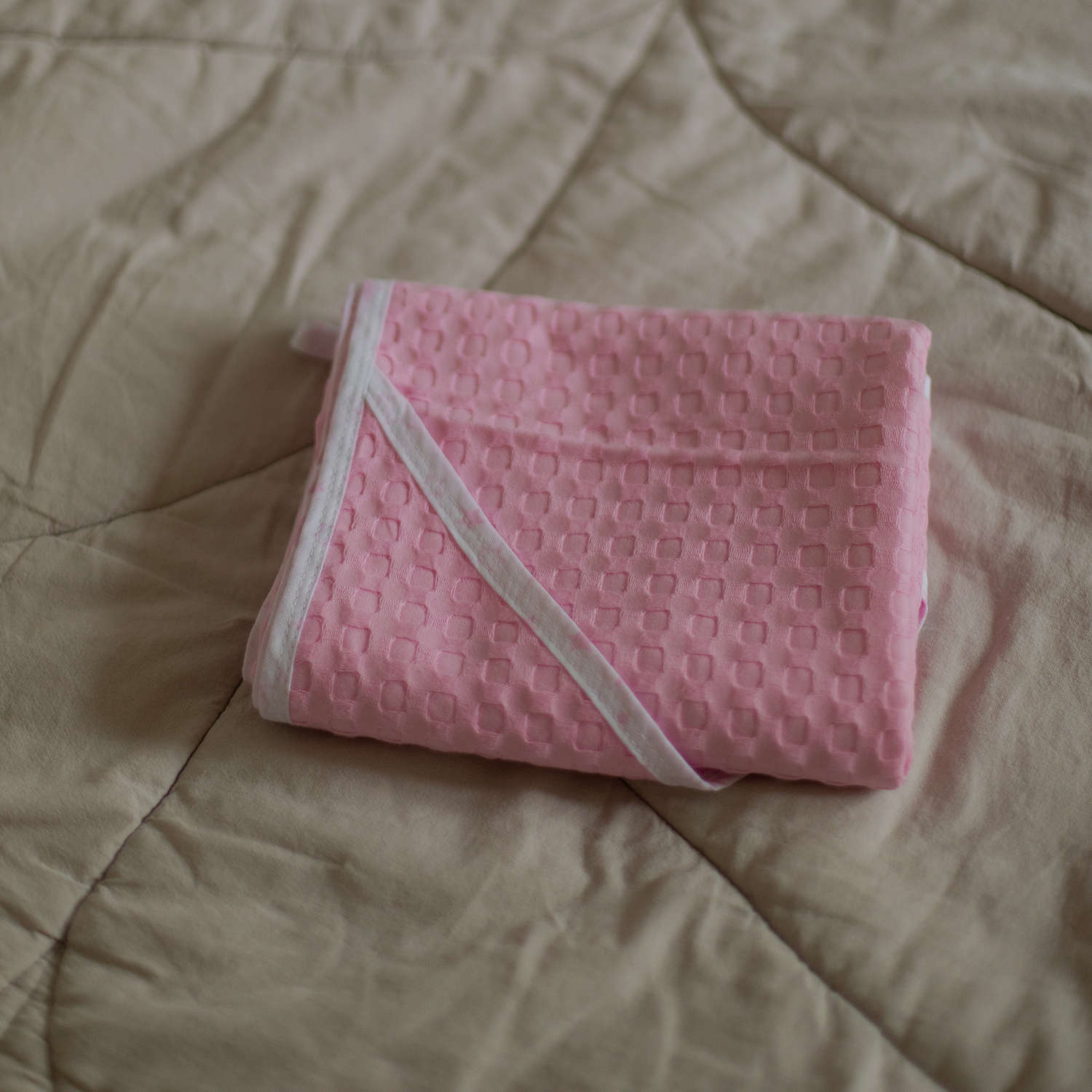 Полотенце-уголок Babyton Розовый 28070 - фото 12